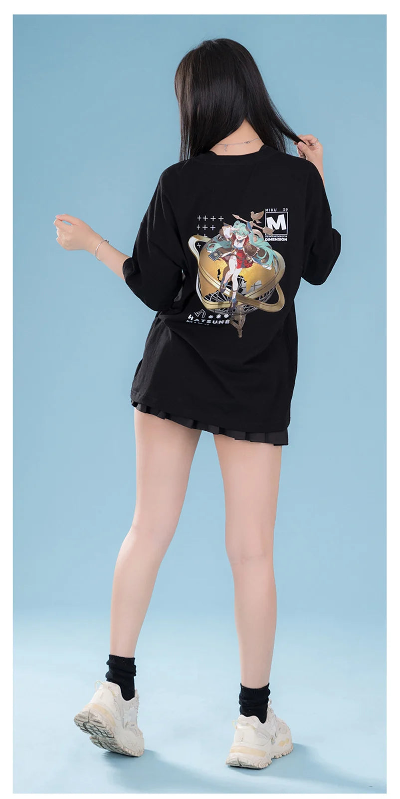 Hatsune Miku - Hatsune Miku 39 The Great Discovery of The Dimension Printed T-shirt Moeyu
