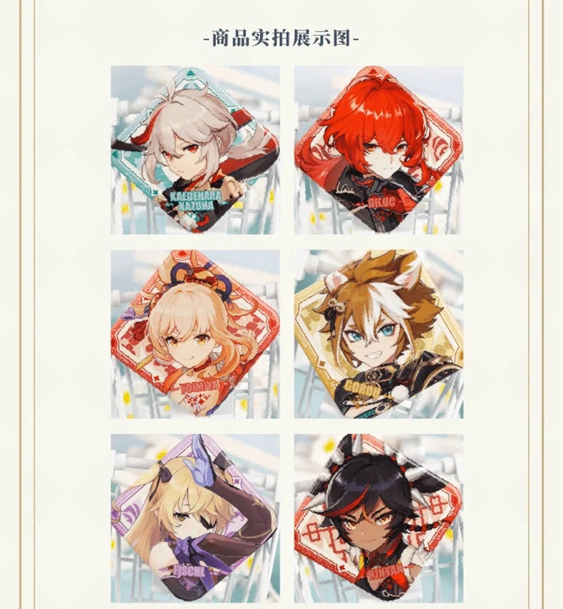 Genshin Impact - IPSTAR Cafe Collab Square Character Badge miHoYo