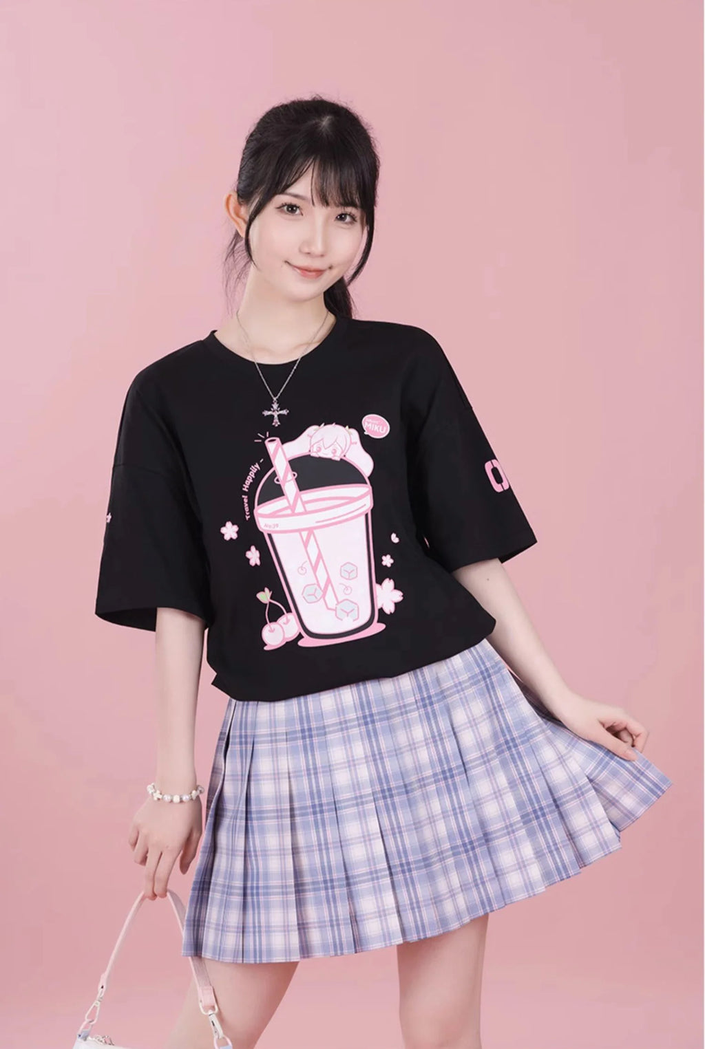 Hatsune Miku - Sakura Miku Happy Trip T-Shirt Moeyu