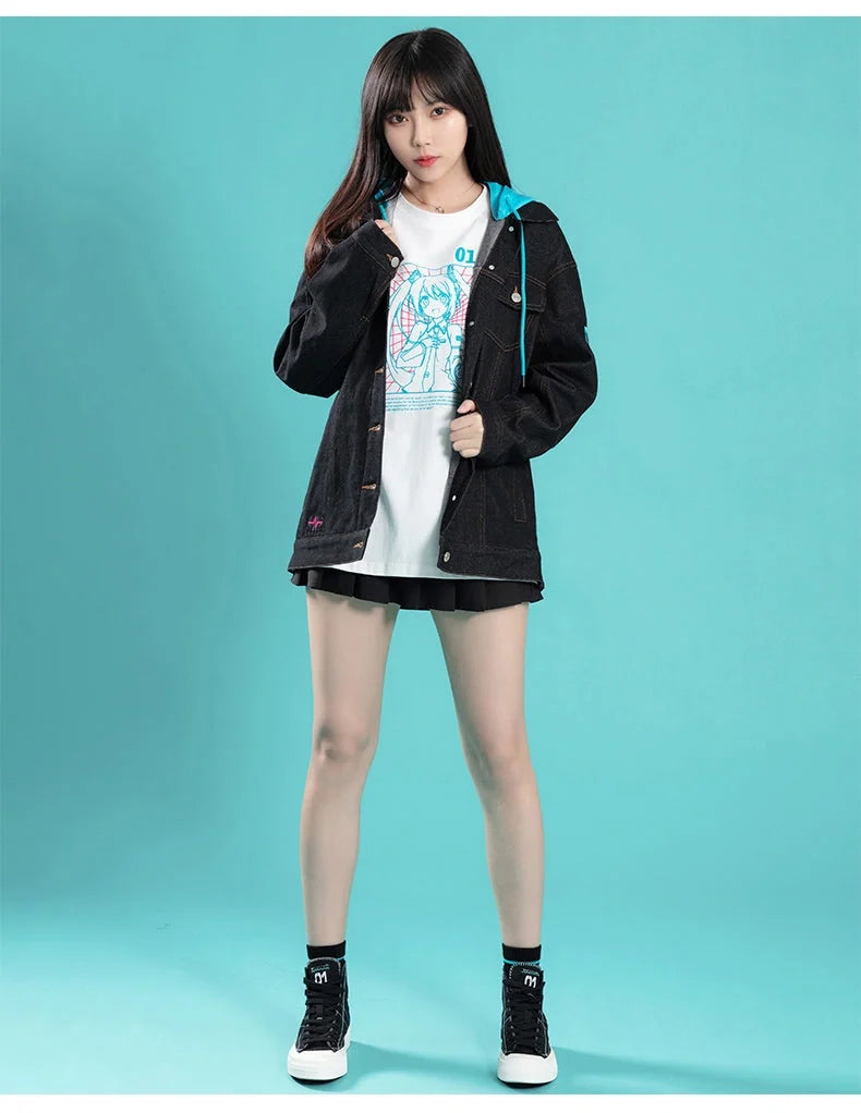 Hatsune Miku - Hatsune Miku 2021 Denim Jacket Outerwear Moeyu