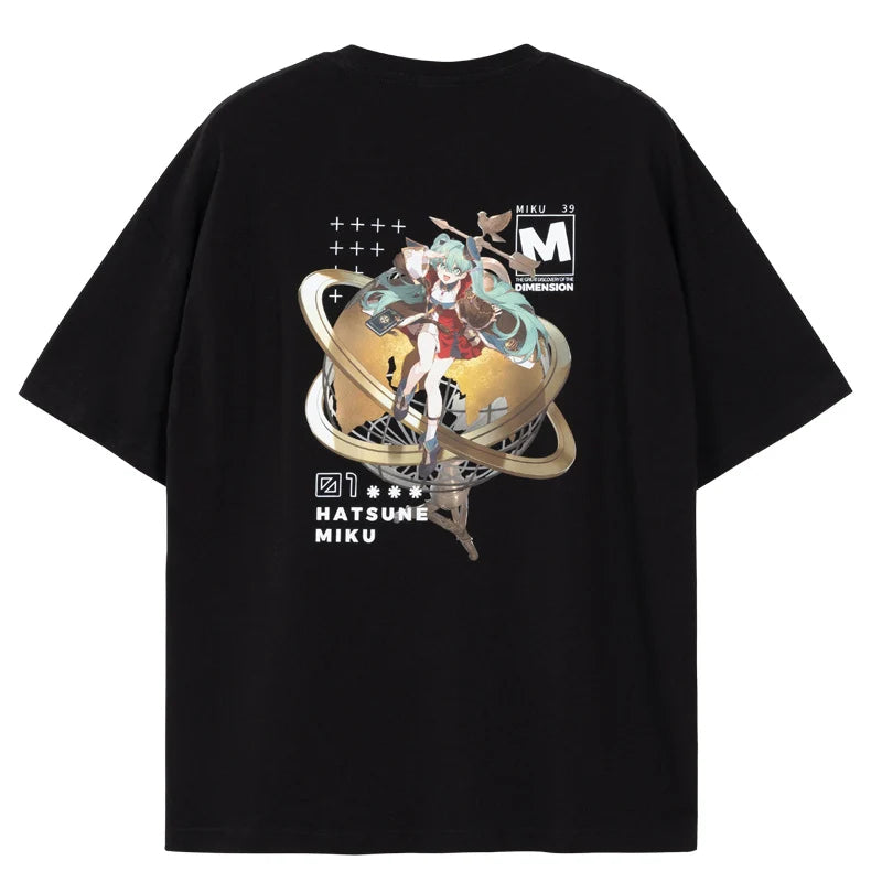 Hatsune Miku - Hatsune Miku 39 The Great Discovery of The Dimension Printed T-shirt Moeyu