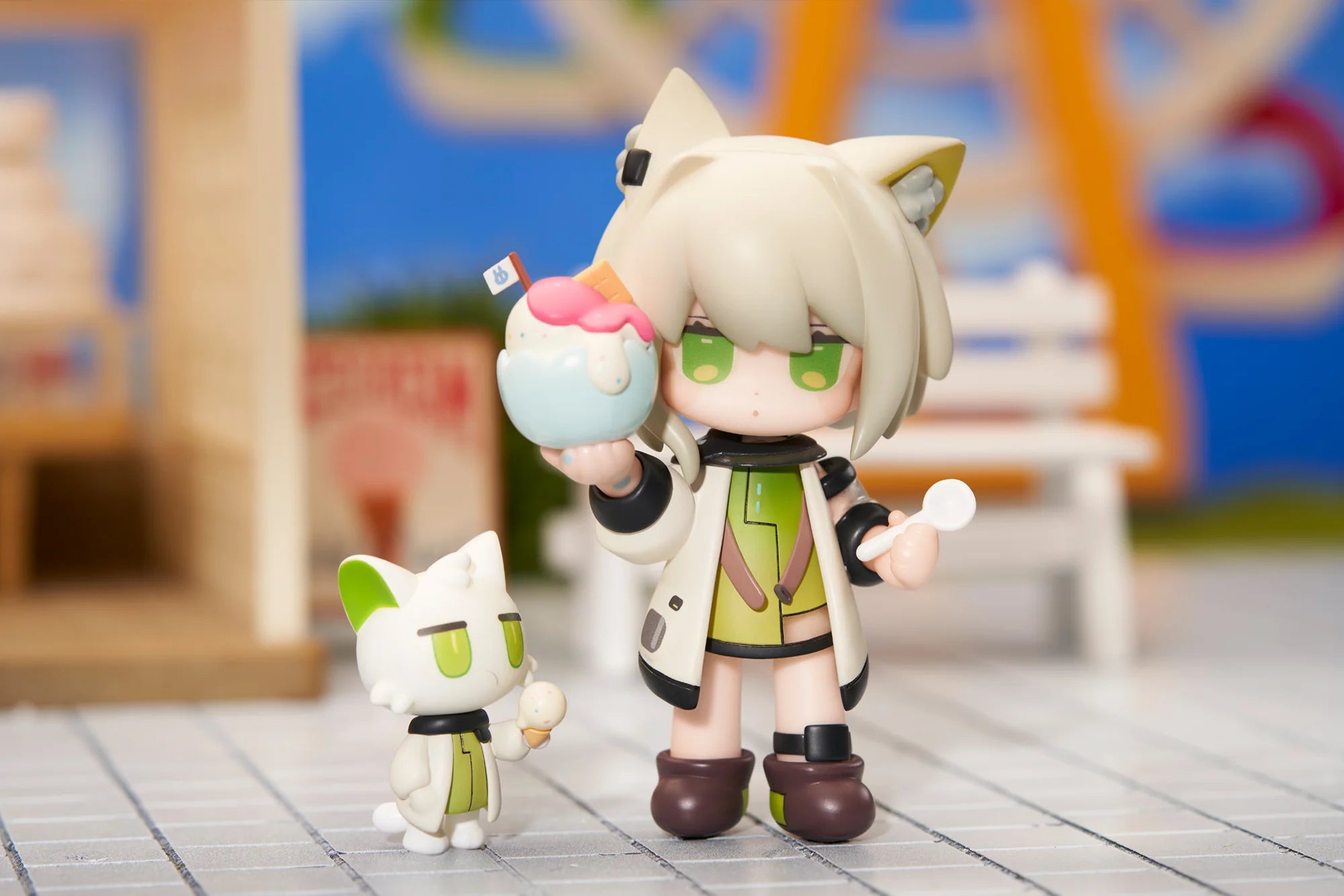 Arknights - Blaze & Kal'tsit Dessert Time Series Chibi Figure APEX