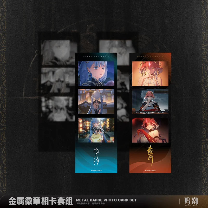 Wuthering Waves - Resonator Themed Metal Badge Photo Card Set KURO GAMES