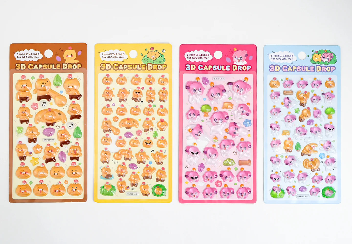 Goddess of Victory: Nikke - Doro＆Choonsik KAKAO FRIENDS Collab Series 3D Puffy Stickers GNF TOYZ