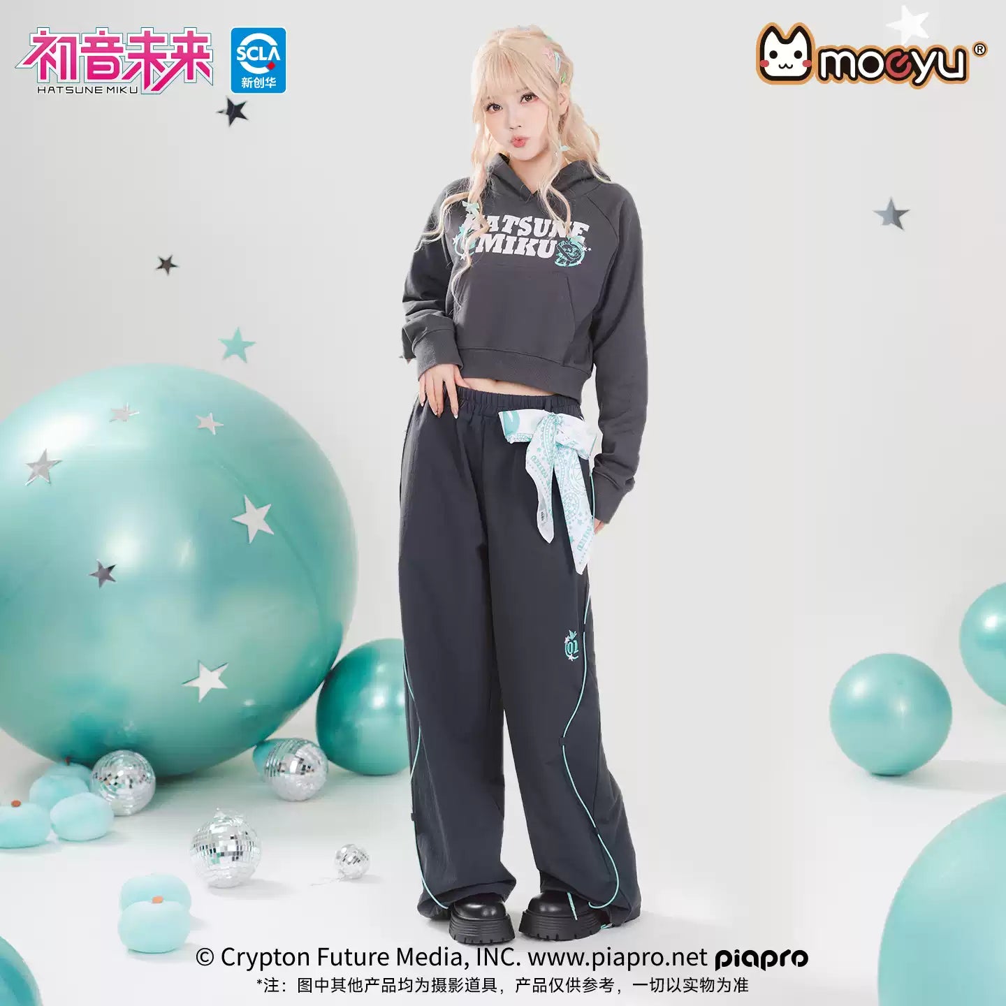 Hatsune Miku - Millennium Rock Candy Series Hooded Sweatshirt Moeyu