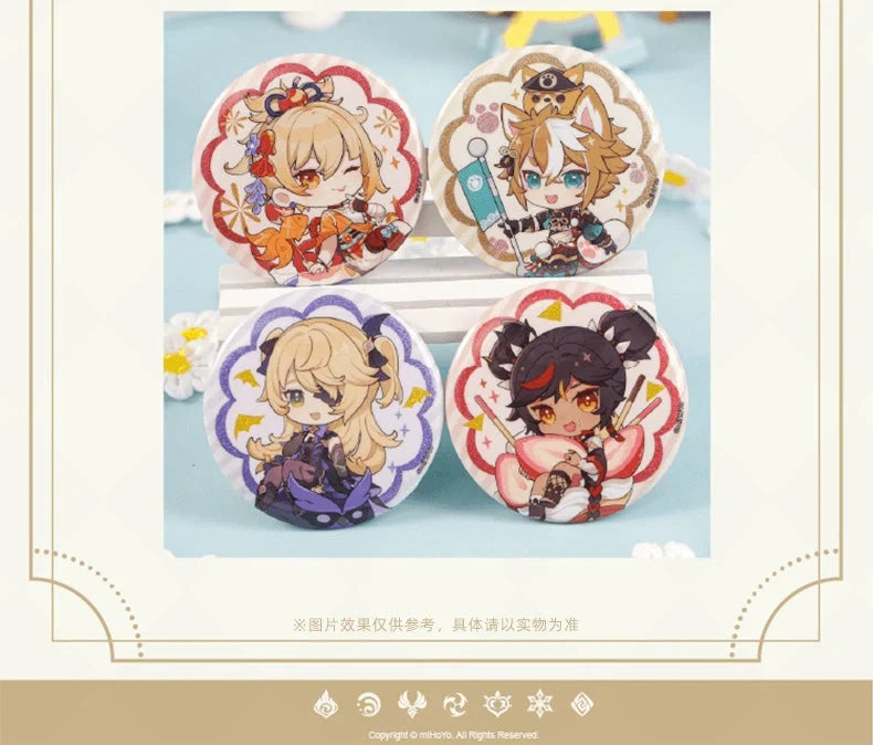 Genshin Impact - IPSTAR Cafe Collab Chibi Character Badge miHoYo