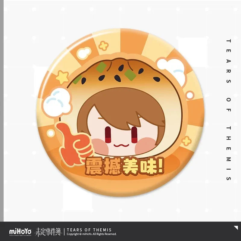 Tears of Themis - Great Pan-Fried Buns Series Mini Tin Badge miHoYo