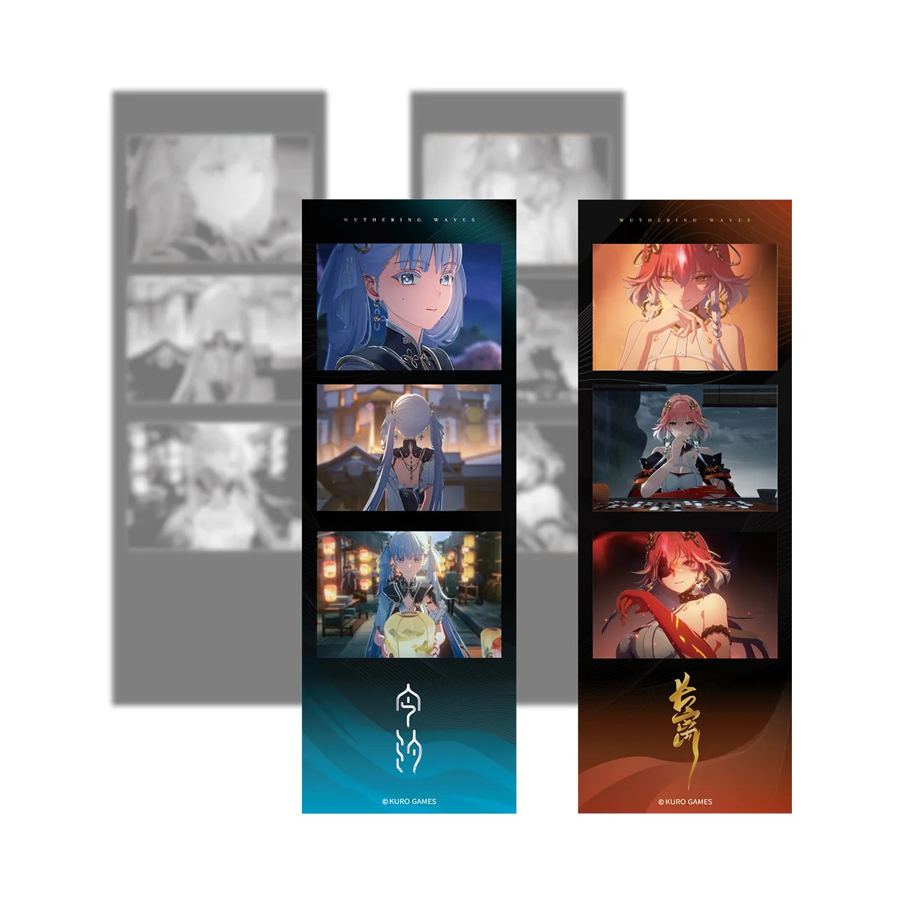Wuthering Waves - Resonator Themed Metal Badge Photo Card Set KURO GAMES