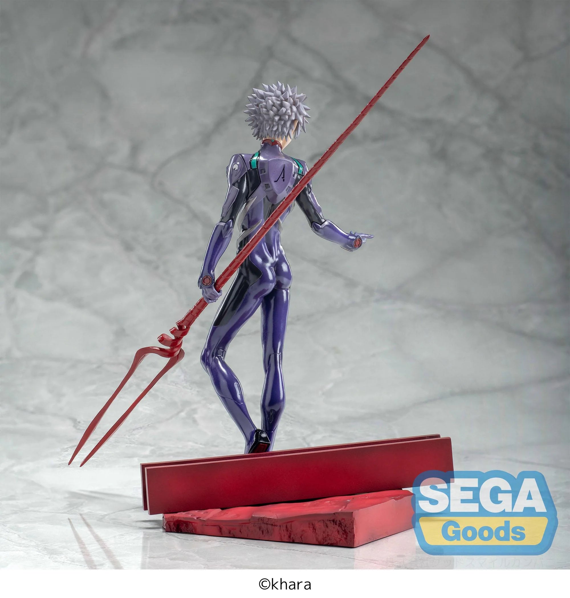 Evangelion: 3.0+1.0 Thrice Upon a Time - Kaworu Nagisa x Spear of Longinus Prize Figure SEGA