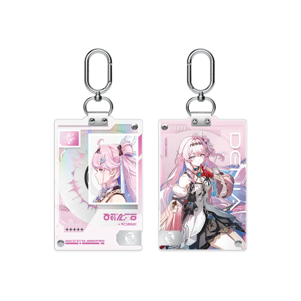 Wuthering Waves - Hiyuki & Denia Entry Permit Series ID Card Keychain KURO GAMES