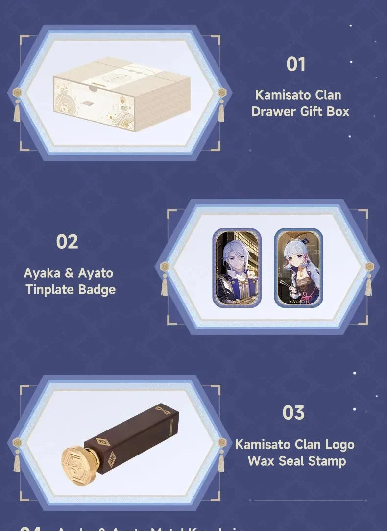 Genshin Impact - Kamisato Tsubaki in Thawing Snow Collectible Gift Box miHoYo