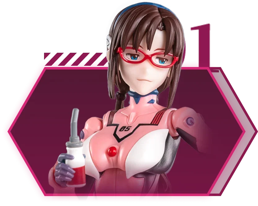 Evangelion - Mari Makinami Illustrious Fantastics Series Action Figure Blokees