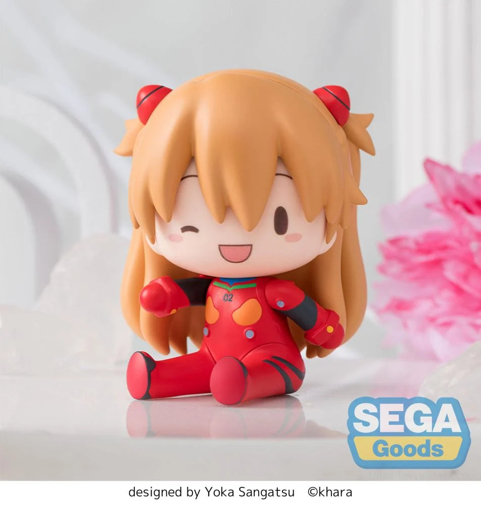 Rebuild of Evangelion - Asuka Langley (Plug Suit Ver) Fuwa Petit Chibi Figure SEGA