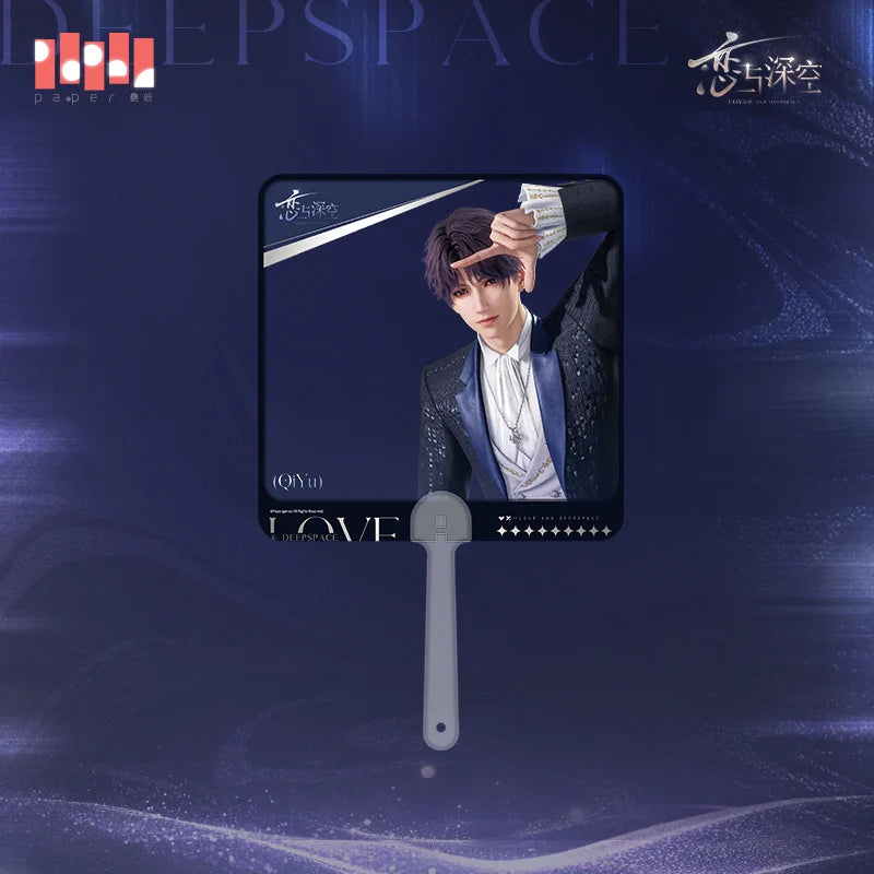 Love and Deepspace - 2025 BW Series Clear Hand Fan InFold Games