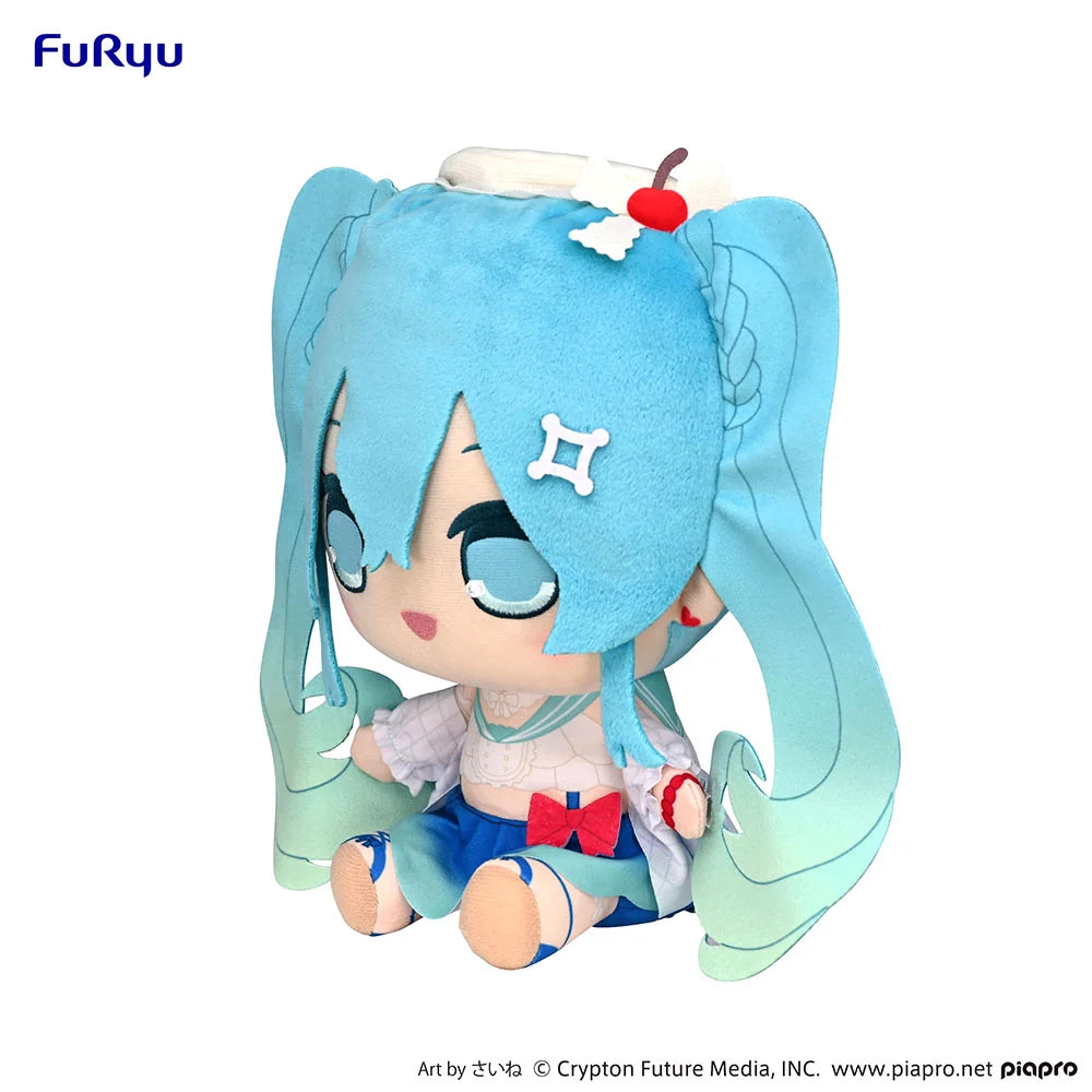 Hatsune Miku - Hatsune Miku (Melon Soda Float Ver.) KYURUMARU Big Plushie FuRyu Corporation
