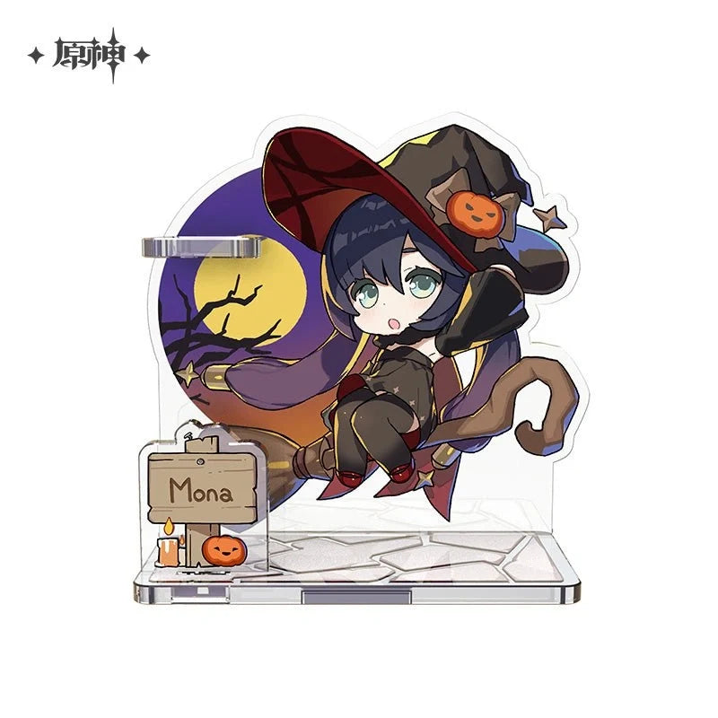 Genshin Impact - Halloween Chibi Character Acrylic Stand Pen Holder miHoYo