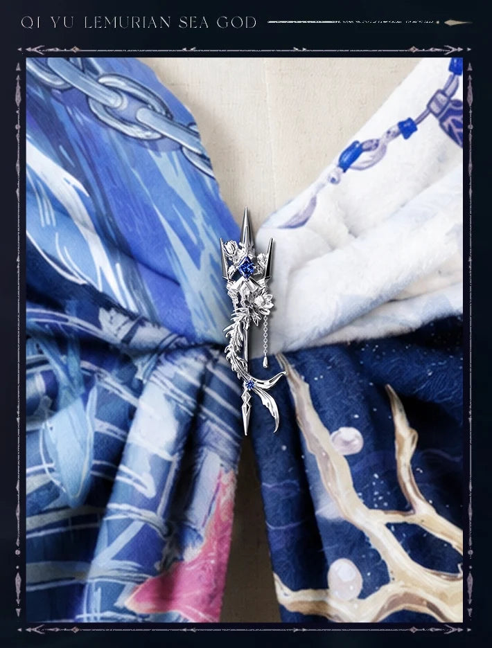 Love and Deepspace - Rafayel Lemurian Sea God Series Shawl Clasp InFold Games