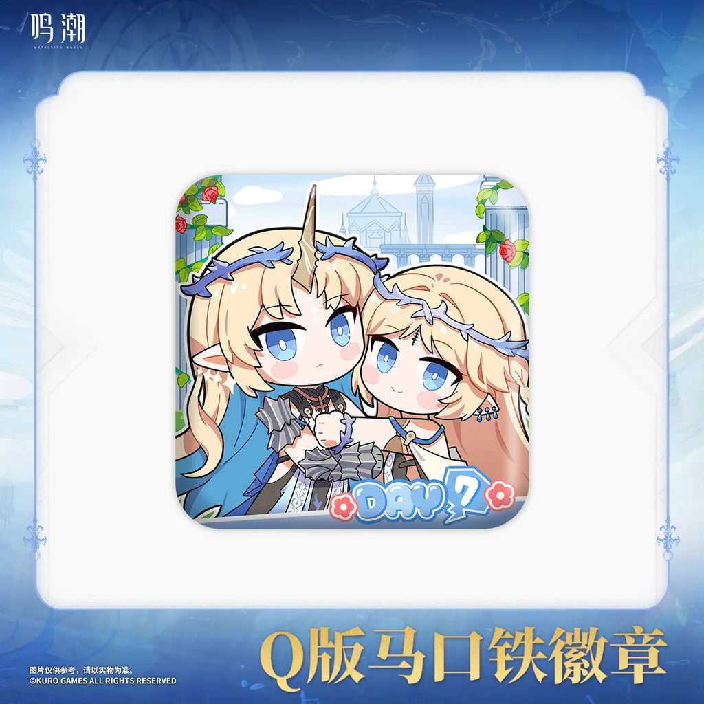 Wuthering Waves - Cartethyia Themed Chibi Ver. Tin Badge KURO GAMES