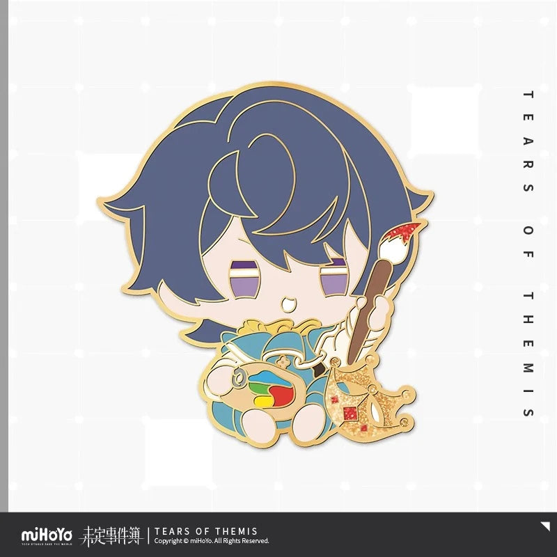 Tears of Themis - Miles Of Us Series King Birthday Metal Badge miHoYo