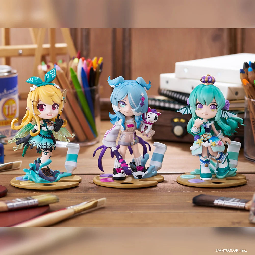Nijisanji - Pomu Rainpuff & Elira Pendora & Finana Ryugu Mini Figure Bushiroad Creative