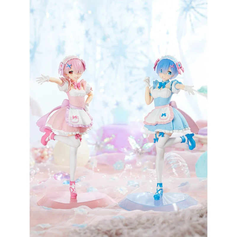 Re:Zero - Rem & Ram (Yumekawa Maid Ver.) Tenitol Prize Figure FuRyu Corporation