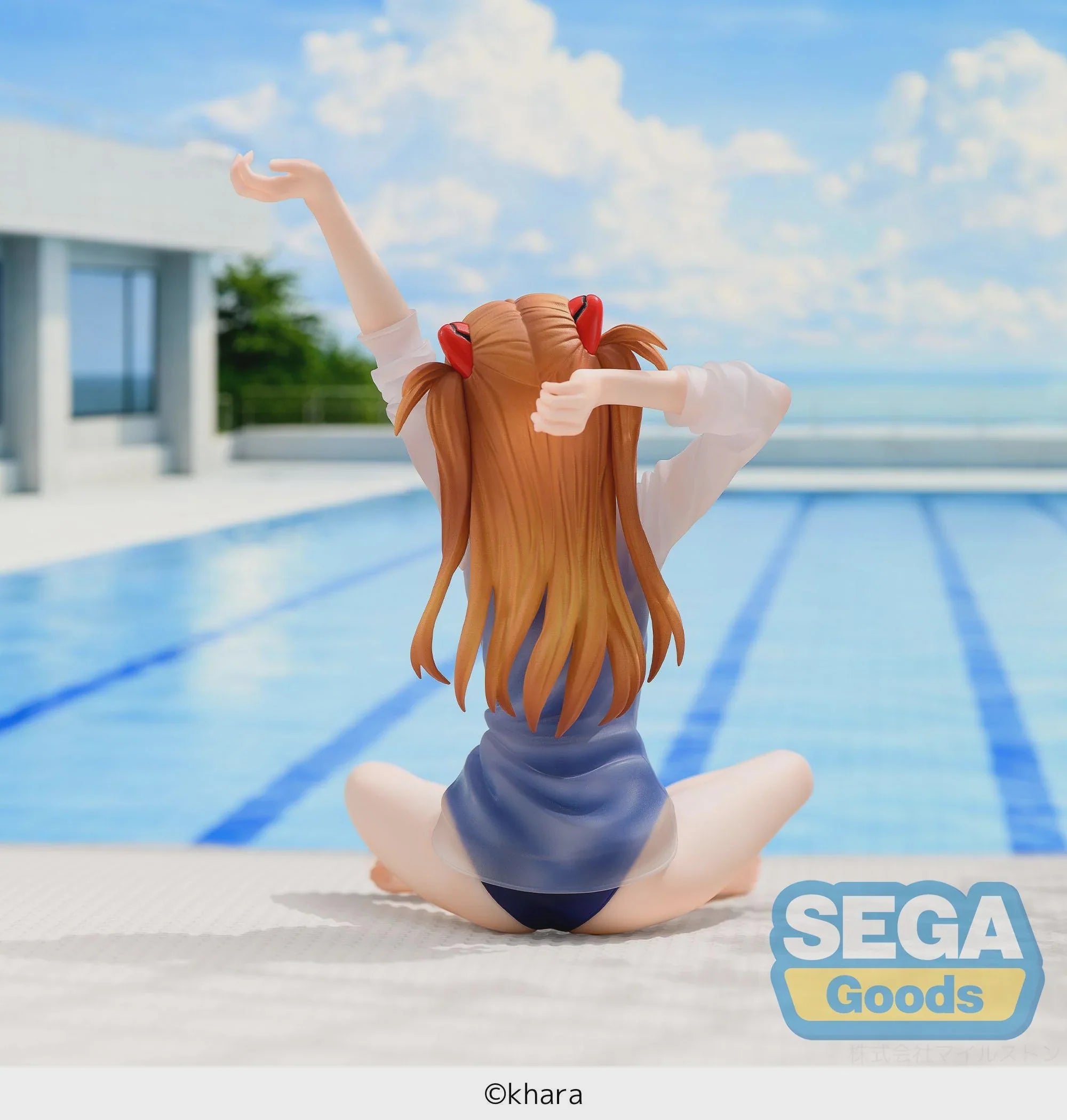 Evangelion: New Theatrical Edition - Asuka Shikinami Langley (School Swimsuit Ver.) Yumemirize Prize Figure SEGA