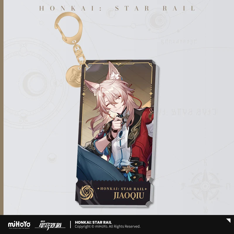 Honkai: Star Rail - The Nihility Path Character Acrylic Warp Artwork Acrylic Keychain miHoYo