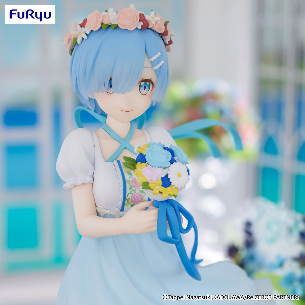 Re:ZERO Starting Life in Another World - Rem (Bridesmaid Ver) Trio-Try-iT Prize Figure FuRyu Corporation