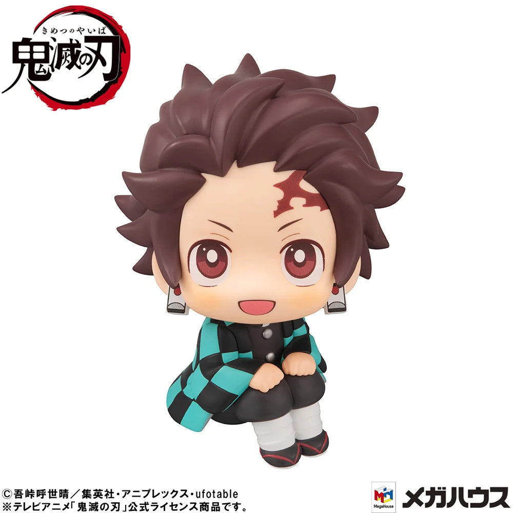 Demon Slayer: Kimetsu no Yaiba - Tanjiro Kamado (Sharp face Ver.) & Nezuko Kamado (Conquered the Sun Ver.) Set [with gift] Lookup Mini Figure MegaHouse