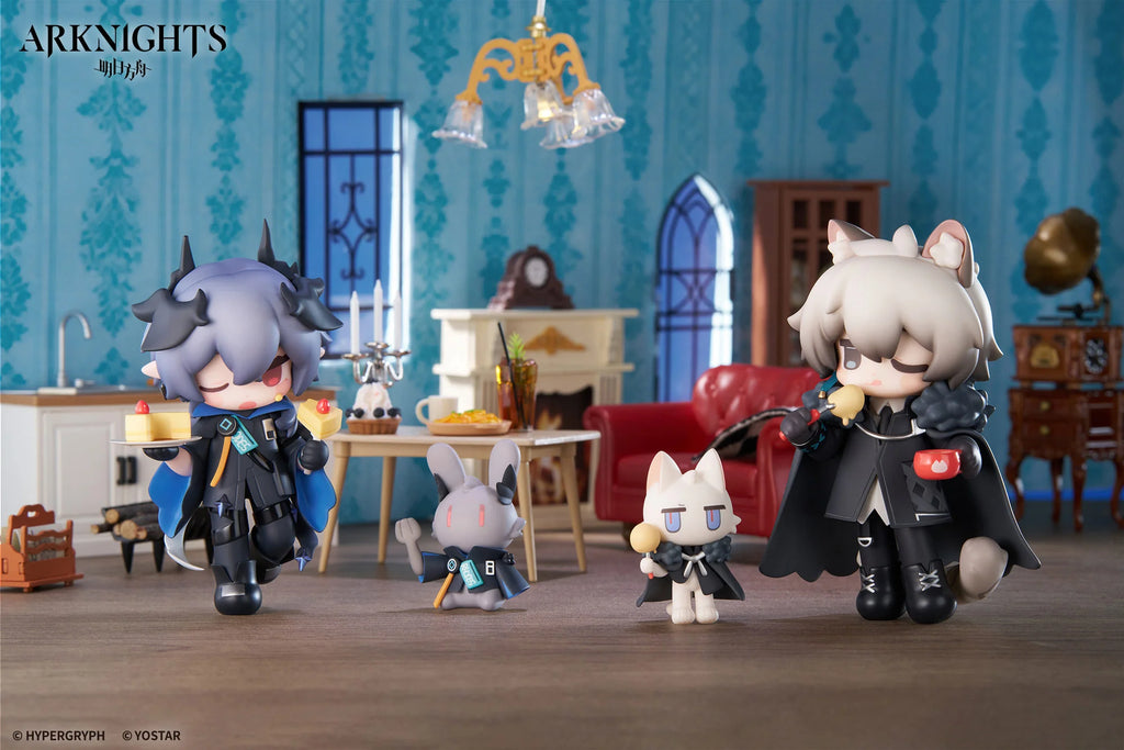 Arknights - Logos & SilverAsh Dessert Time Series Chibi Figure APEX