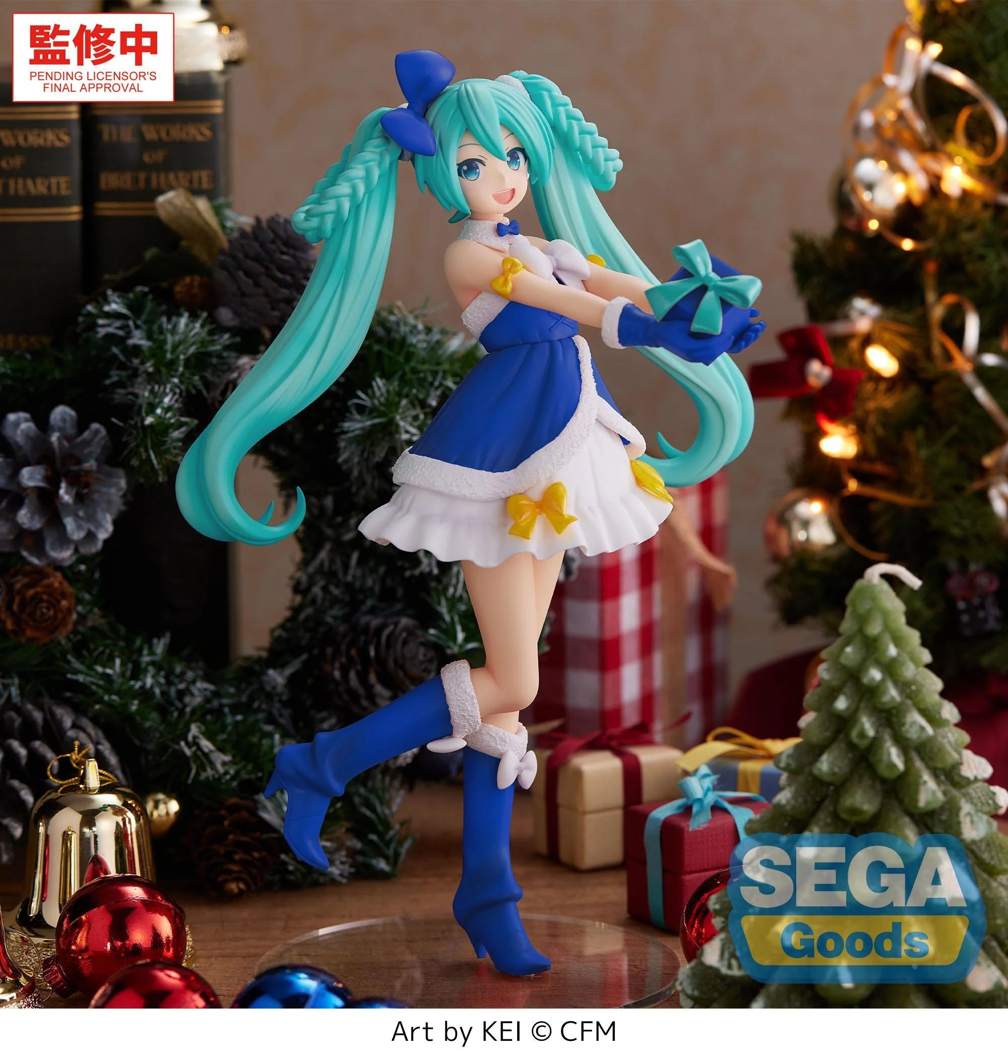 Hatsune Miku - Hatsune Miku (Sapphire Christmas Ver.) Prize Figure Sega