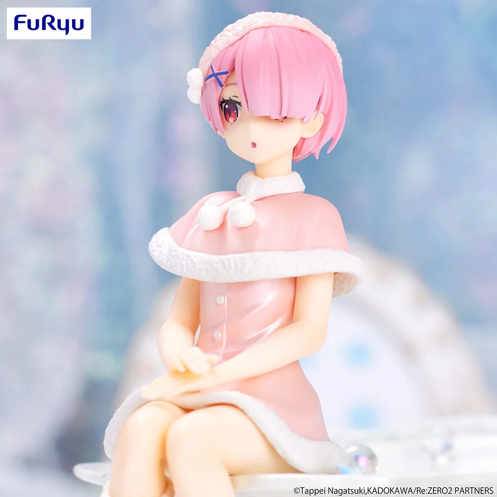 Re:ZERO Starting Life in Another World - Ram(Snow Princess Pearl Color Ver.) Noodle Stopper Prize Figure FuRyu Corporation