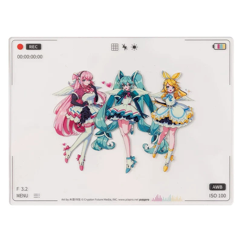 Vocaloid - Wings of the Synthwave Series Acrylic Clear Card Moeyu