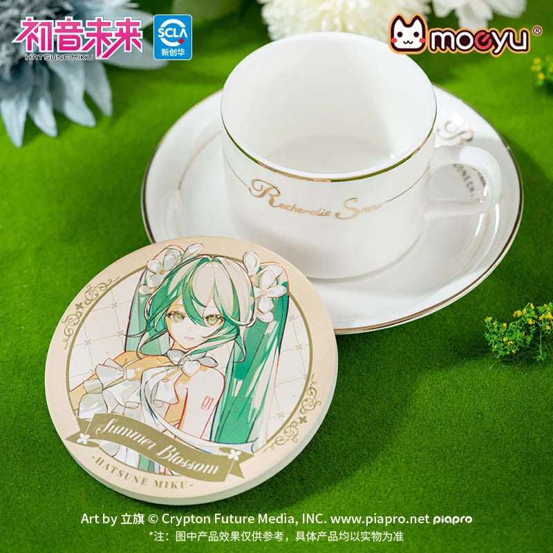 Hatsune Miku - Summer Blossom Series Ceramic Coaster Moeyu