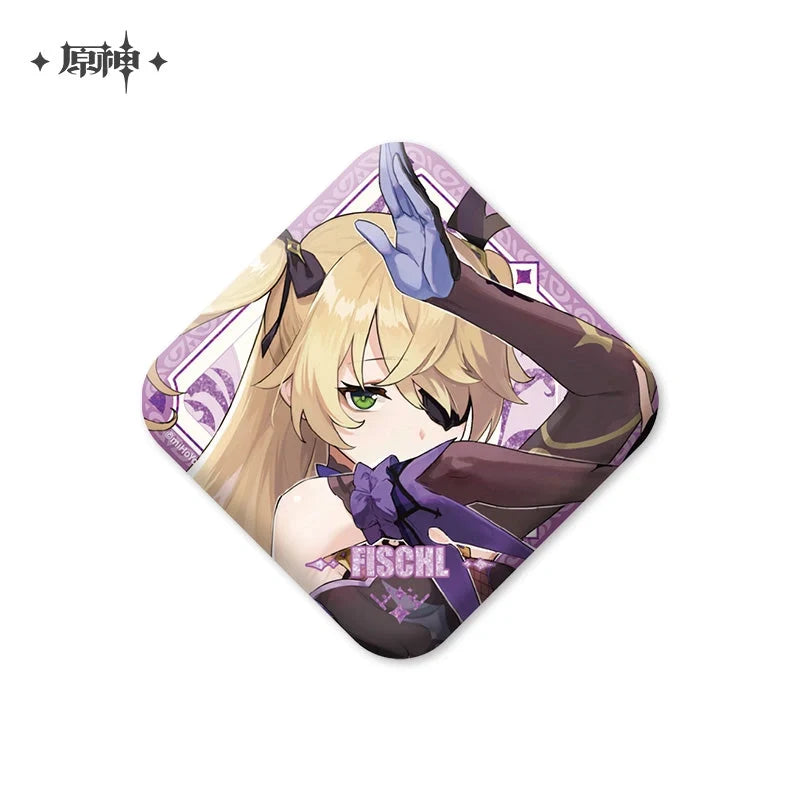 Genshin Impact - IPSTAR Cafe Collab Square Character Badge miHoYo