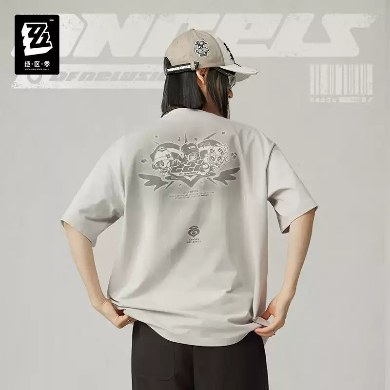 Zenless Zone Zero - Angels of Delusion Colorblock Printed T-shirt miHoYo