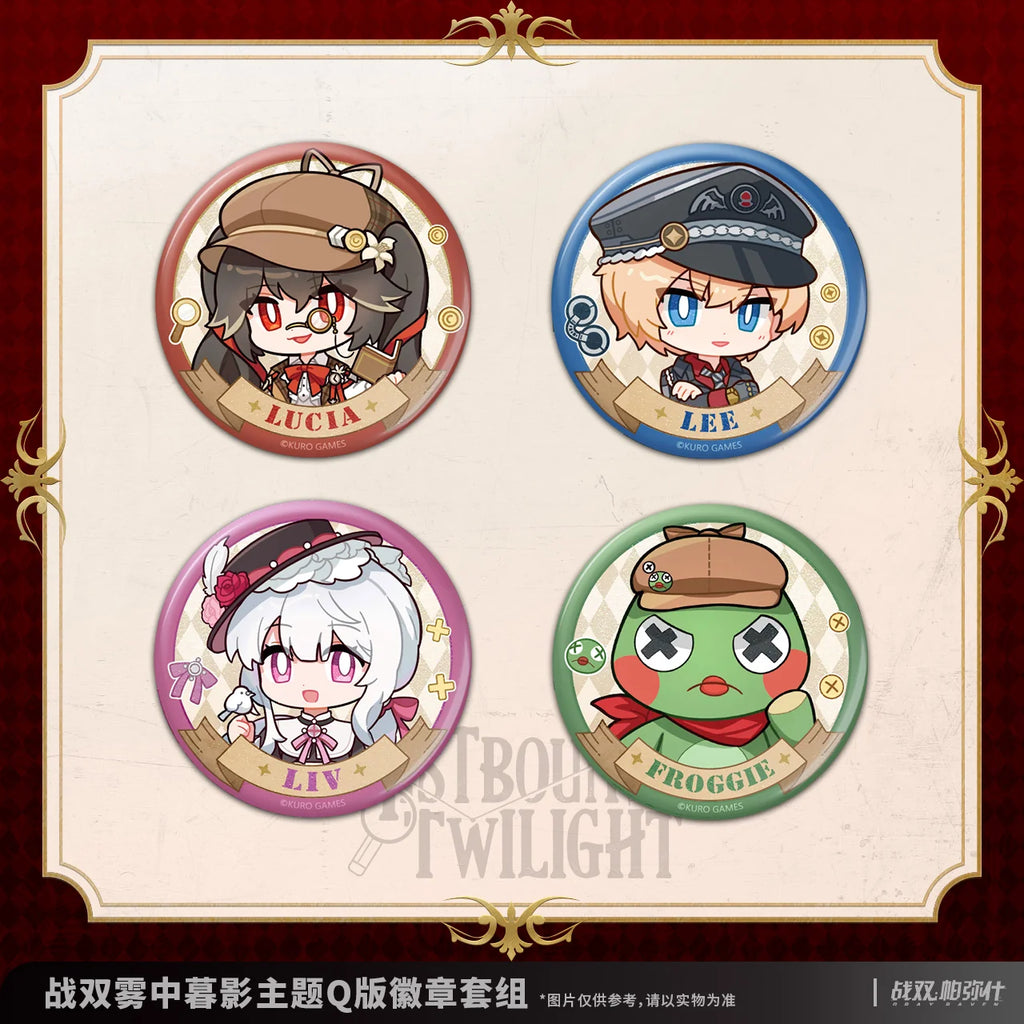 Punishing: Gray Raven - Mistbound Twilight Chibi Badge Set KURO GAMES