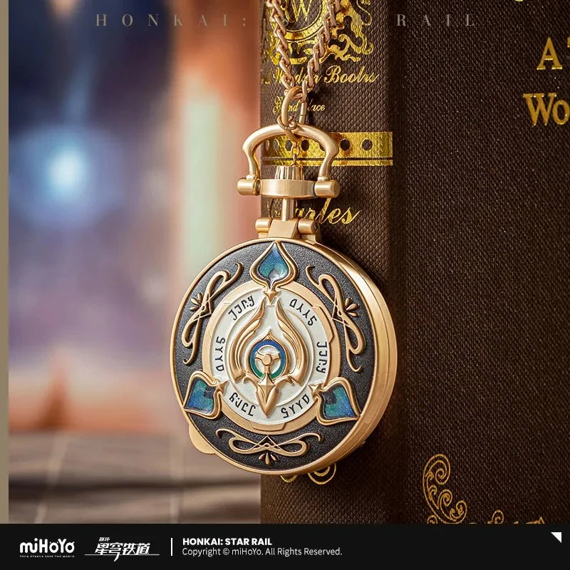Honkai: Star Rail - Aventurine Faux Pocket Watch Metal Accessory miHoYo