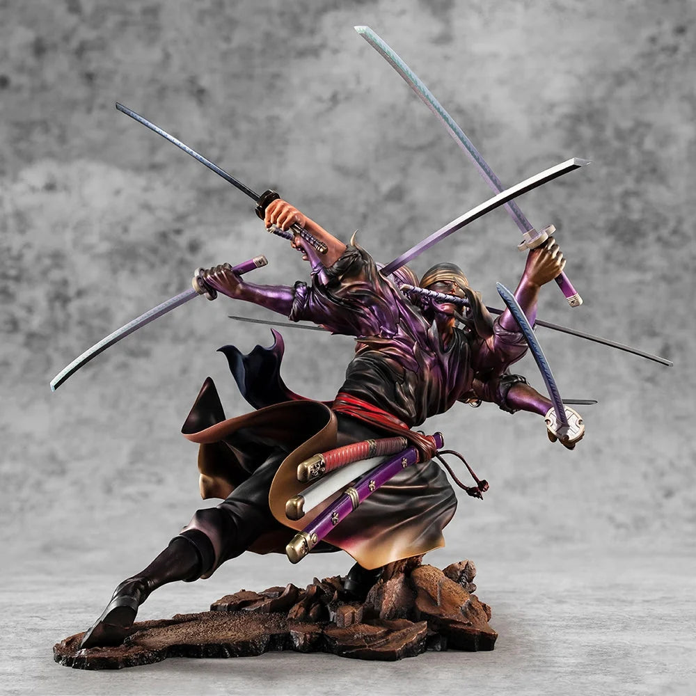 One Piece - Roronoa Zoro(Demon Spirit Kyuutou Ryuu Asura Ver.) ONE PIECE Portrait.Of.Pirates WA-MAXIMUM Figure MegaHouse