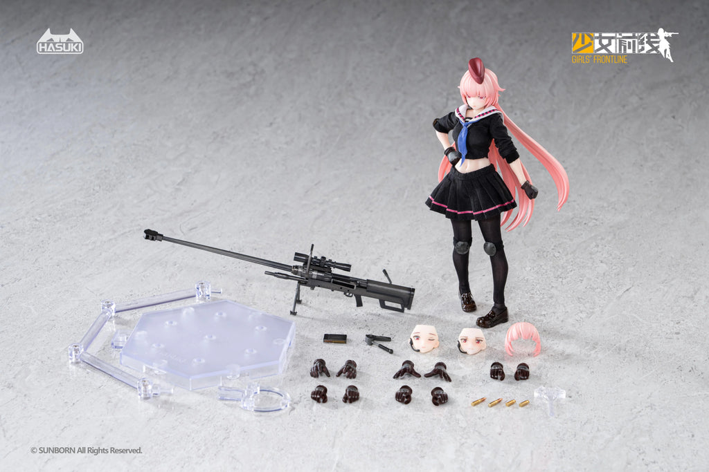 Girls' Frontline - NTW-20 Pocket Art Series 1/12 Scale Action Figure HASUKI