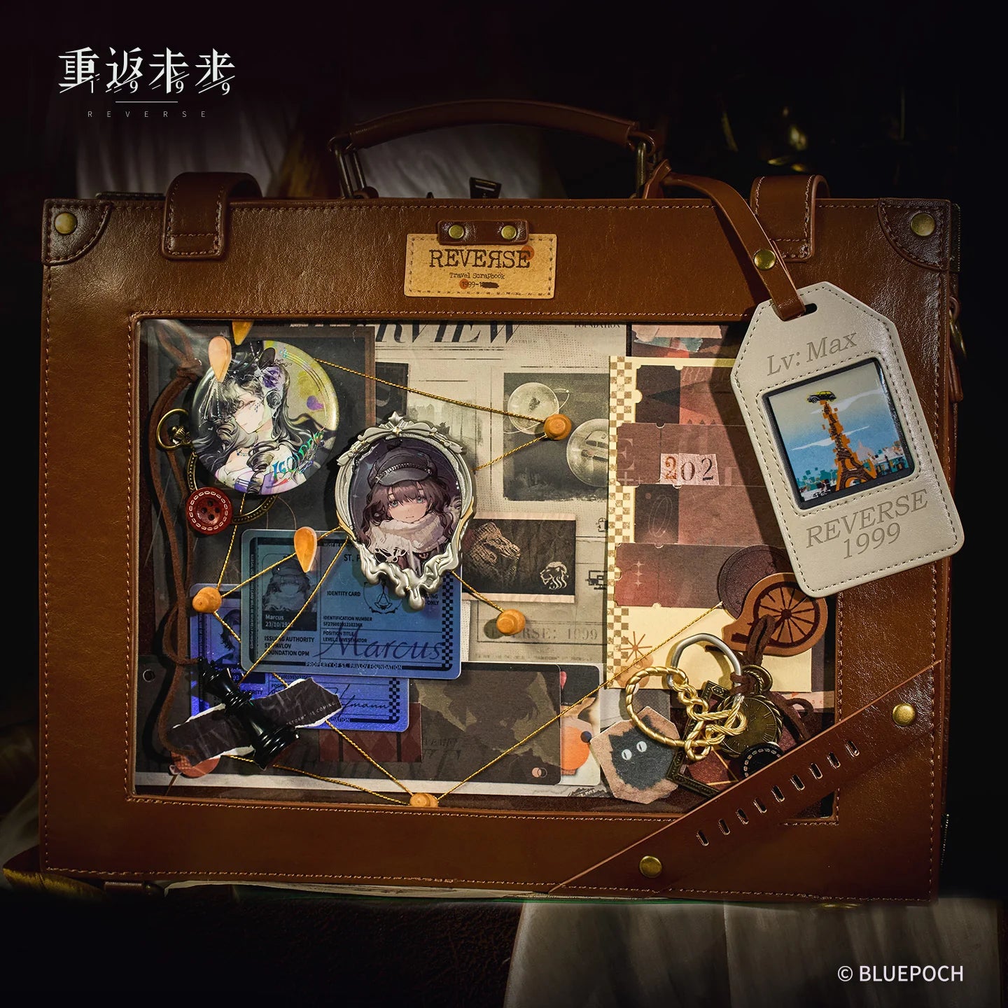 Reverse: 1999 - Packed Up Suitcase Travel Scrapbook Itabag BLUEPOCH