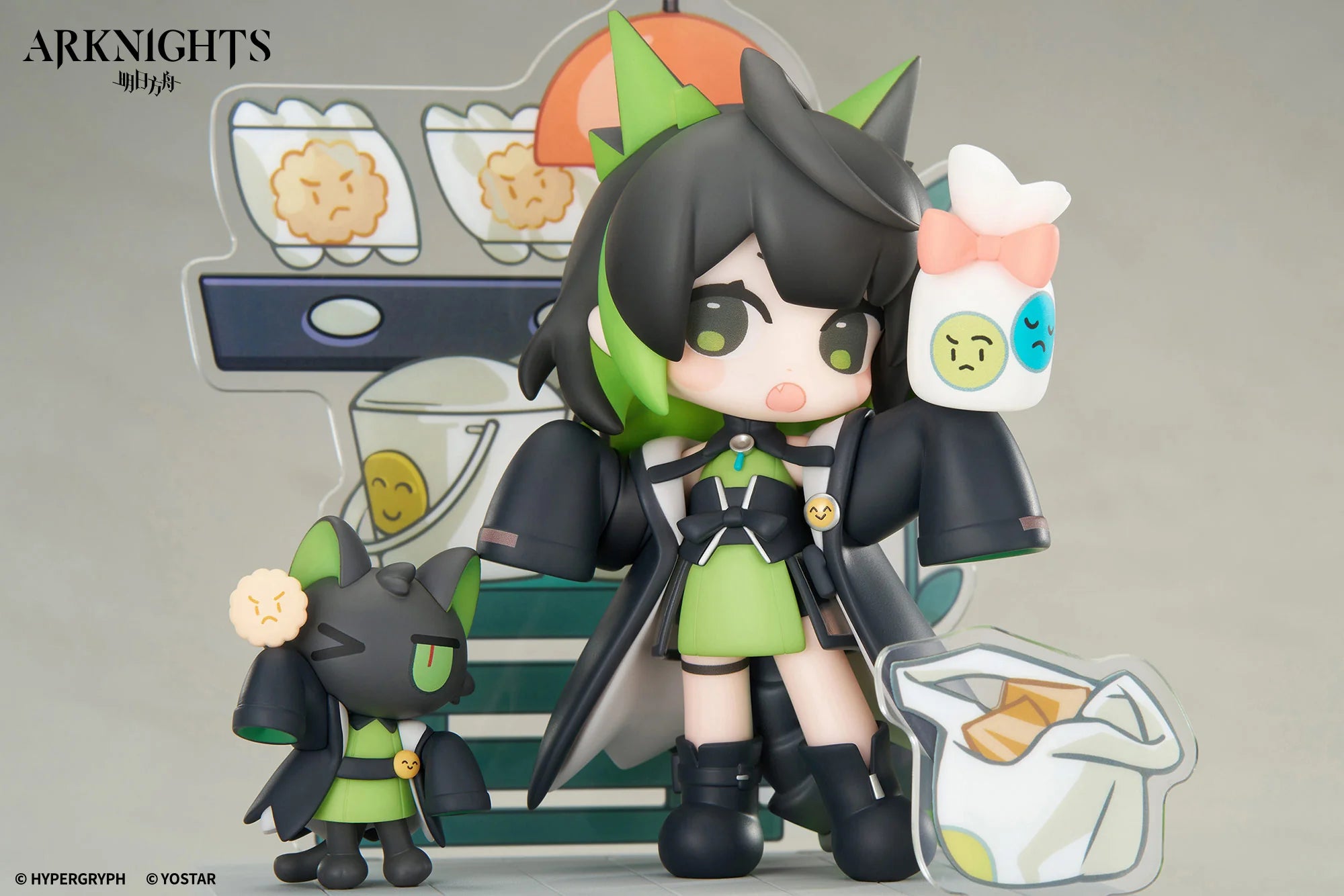Arknights - Kal'tsit (The Remains of Time Ver.) & Mon3tr Cuties Series Chibi Figure APEX