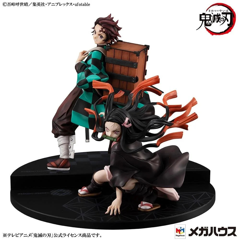 Demon Slayer: Kimetsu No Yaiba - Kamado Tanjirou Kamado Nezuko Precious G.E.M. Series Non-Scale Figure Megahouse