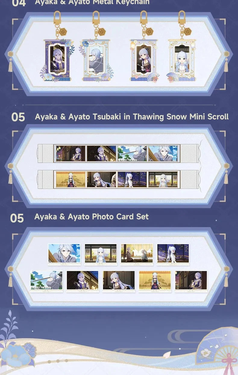 Genshin Impact - Kamisato Tsubaki in Thawing Snow Collectible Gift Box miHoYo