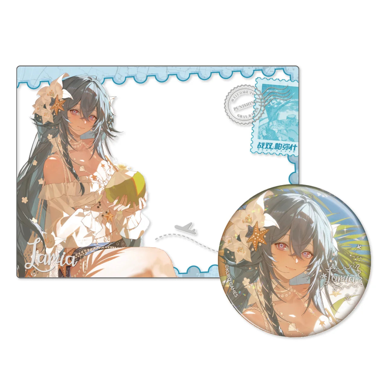 Punishing: Gray Raven - Echoes of Elsewhere 6th Anniversary Badge Transparent Card Set KURO GAMES