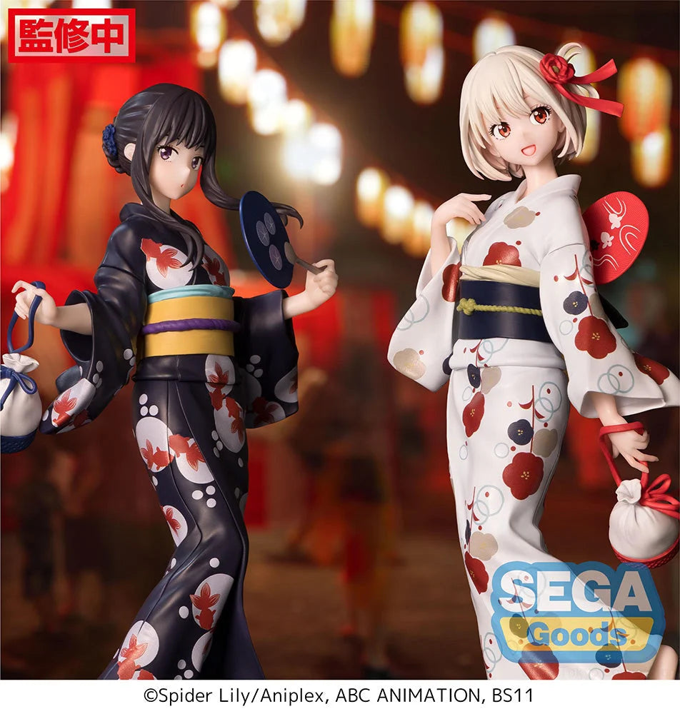 Lycoris Recoil - Chisato Nishikigi & Takina Inoue (Going out in a yukata Ver.) Prize Figure SEGA