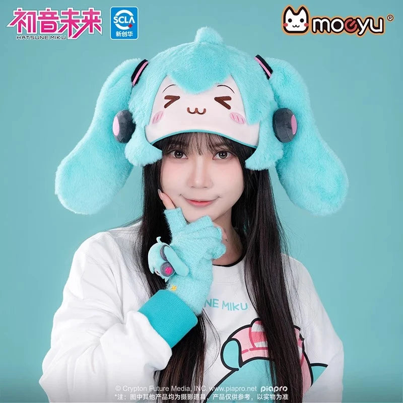 Hatsune Miku - Hatsune Miku Squinty Eyes Series Plush Hat Moeyu