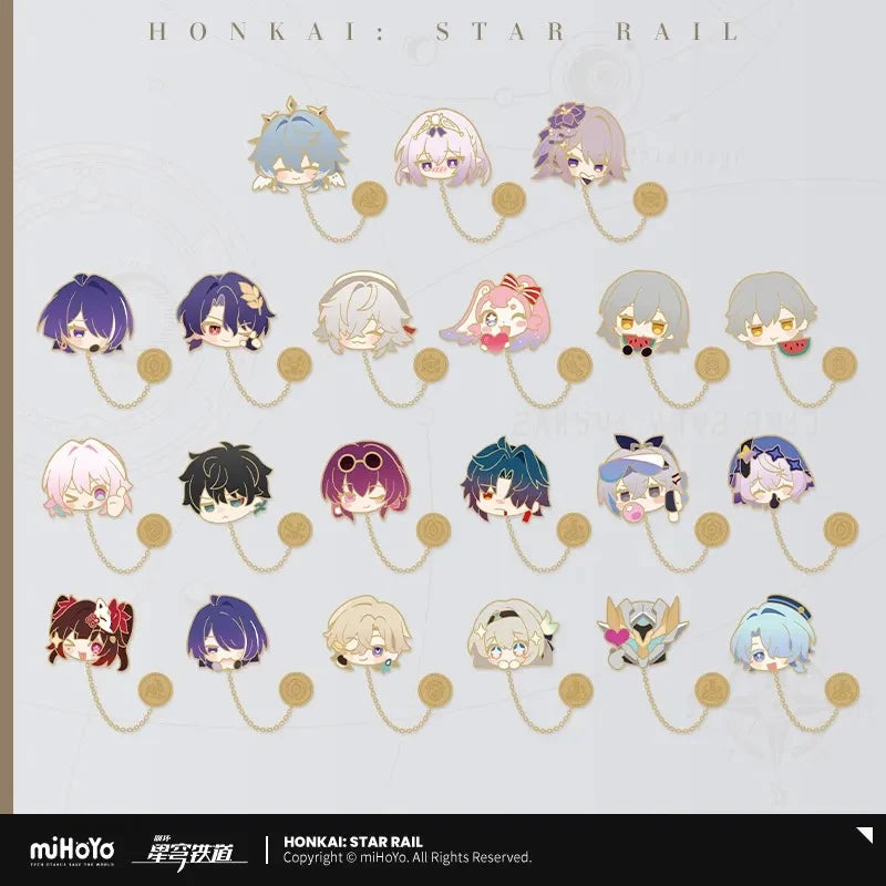 Honkai: Star Rail - Pom-Pom Gallery Sticker Metal Badge miHoYo