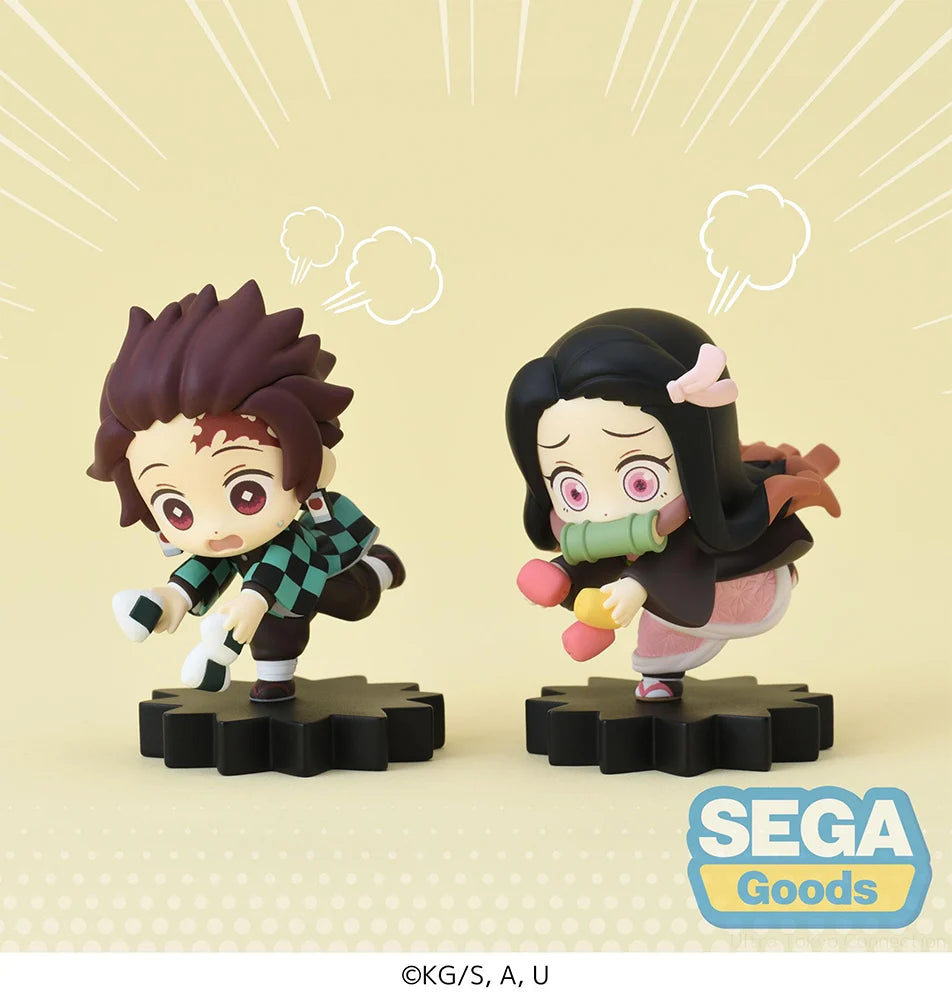 Demon Slayer: Kimetsu no Yaiba - Tanjiro Kamado & Nezuko Kamado mOH!ment Mini Figure SEGA
