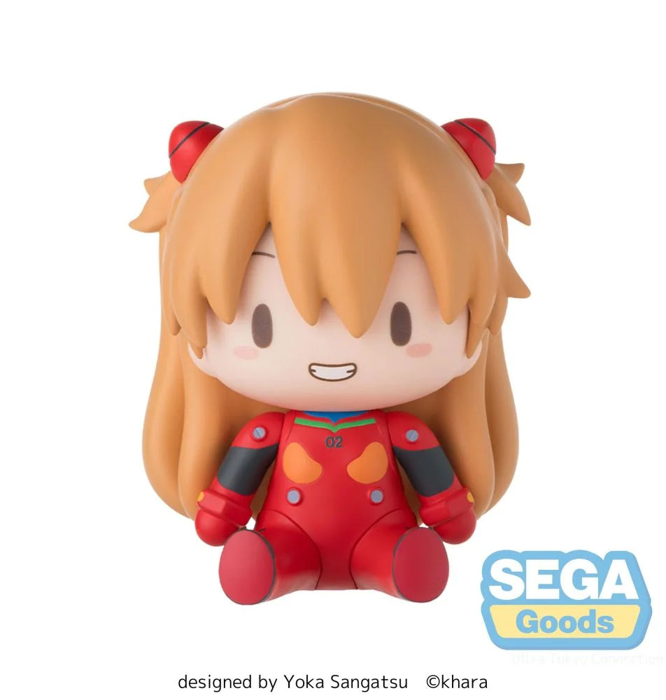Rebuild of Evangelion - Asuka Langley (Plug Suit Ver) Fuwa Petit Chibi Figure SEGA